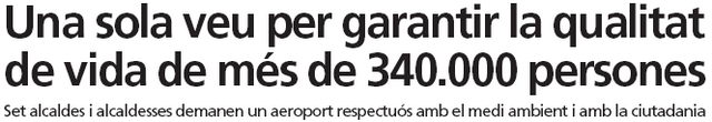 Noticia publicada en el periódico municipal de Gavà, El Bruguers, el 7 de mayo de 2007